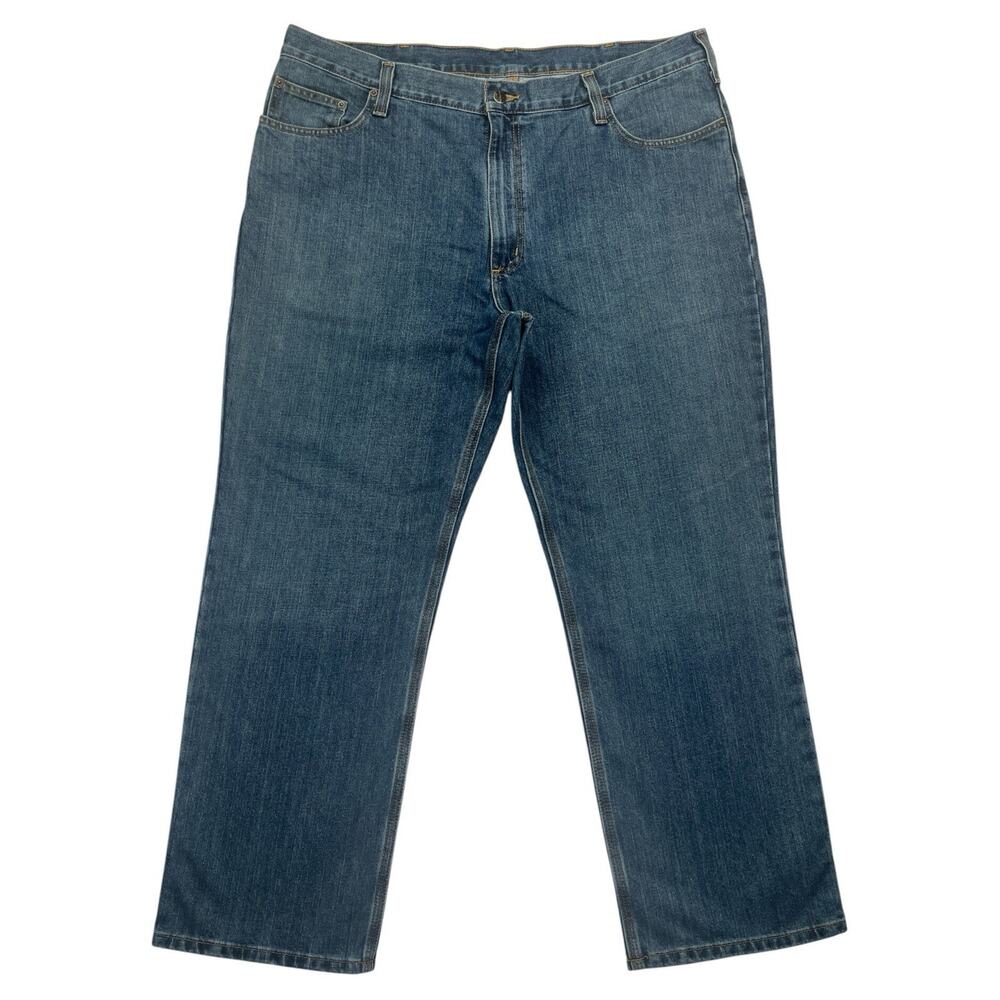 Carhartt Men’s Relaxed Fit Jeans 42x30 Blue Denim Workwear